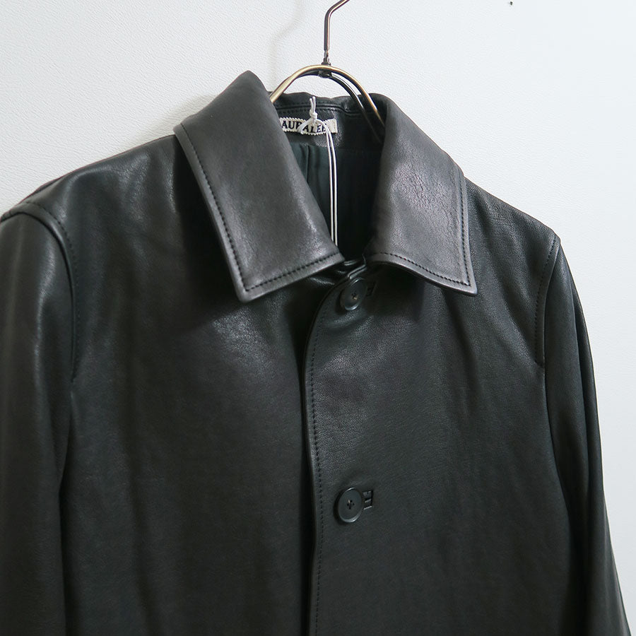 AURALEE/オーラリー】TEXTURED LAMB LEATHER BLOUSON A26SB03BLの通販