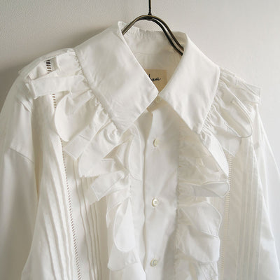 【JUN MIKAMI/ジュンミカミ】<br>ラッフルSH <br>25AW-5-J