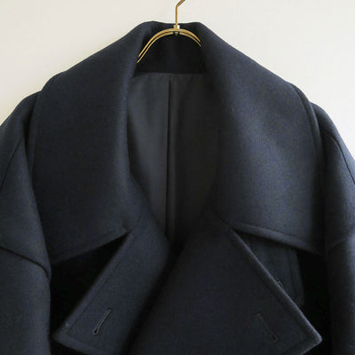 【RYU KAGA/リュウ カガ】<br>Oversized pea coat <br>84RC01D