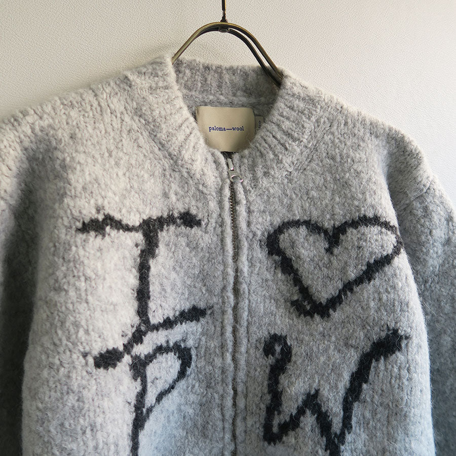 【Paloma Wool/パロマウール】<br>CRUSH ZIP <br>PW24AW040