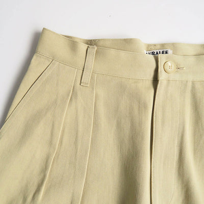 【AURALEE/オーラリー】<br>WASHED HEAVY CHINO WIDE PANTS <br>A23AP03ZC