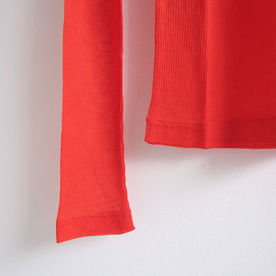 【BATONER/バトナー】<br>MELTY RIB U NECK LONG SLEEVE T-SHIRT <br>BN-25FL-008