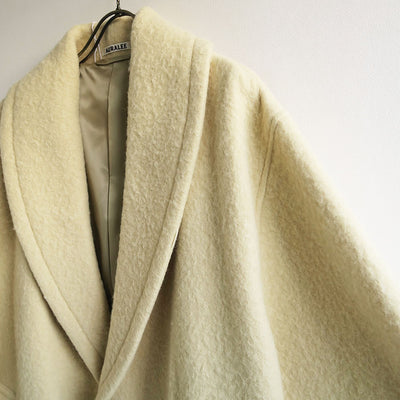 【AURALEE/オーラリー】<br>BRUSHED ALPACA WOOL MELTON HALF COAT <br>A23AC04AS