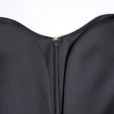 【Mame Kurogouchi/マメ】<br>Embossed Leather Motif Triacetate Dress <br>MM25FW-DR054