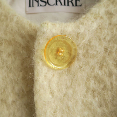 【INSCRIRE/アンスクリア】<br>Knit Shaggy Coat <br>I23AW-CT79