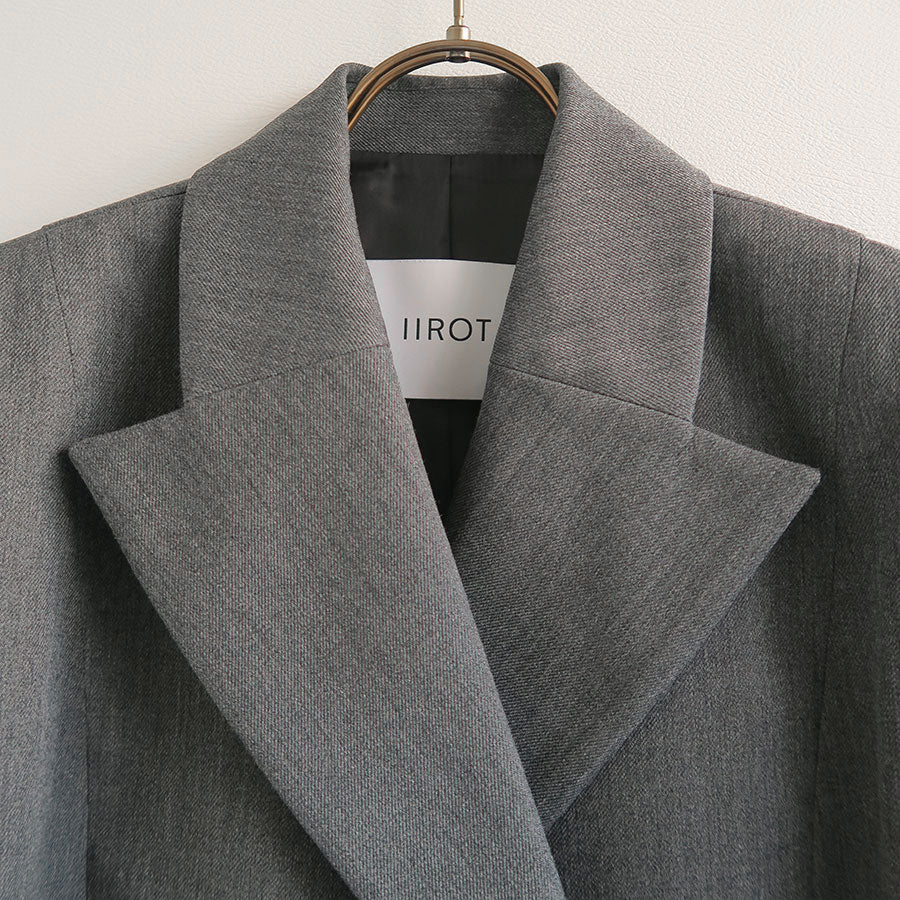 【IIROT/イロット】<br>Cropped Over Size Jacket <br>023-023-WJ24