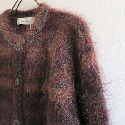 【FUMIE TANAKA/フミエタナカ】gradation mohair cardigan <br>F23A-35