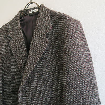 【AURALEE/オーラリー】<br>ALPACA WOOL SILK TWEED OVER JACKET <br>A25AJ05LS
