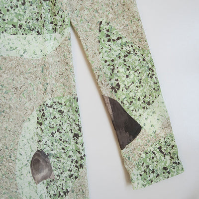 【Mame Kurogouchi/マメ】<br>Marble Print Jersey Dress <br>MM25FW-JS075