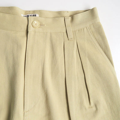 【AURALEE/オーラリー】<br>WASHED HEAVY CHINO WIDE PANTS <br>A23AP03ZC