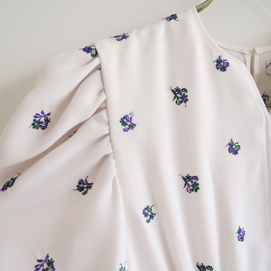 【GREED/グリード】<br>Still Garden Embroidery Dress <br>6080400043