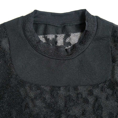 【Mame Kurogouchi/マメ】<br>Knitted Crew Neck Top <br>MM25FW-KN033
