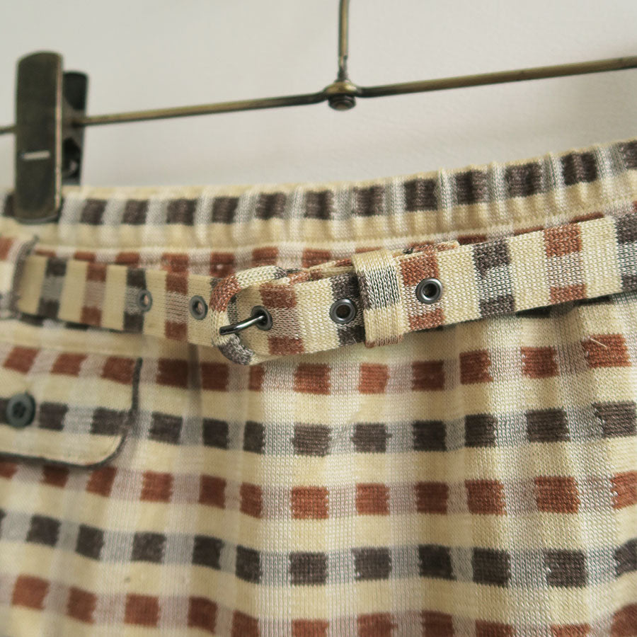 ((限定値下げ)) FUMIKA UCHIDA チェックベスト FUMIKA UCHIDA/フミカウチダ】Plaid Jersey Shorts X-KT004の通販