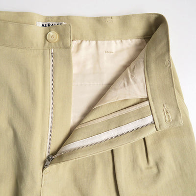 【AURALEE/オーラリー】<br>WASHED HEAVY CHINO WIDE PANTS <br>A23AP03ZC