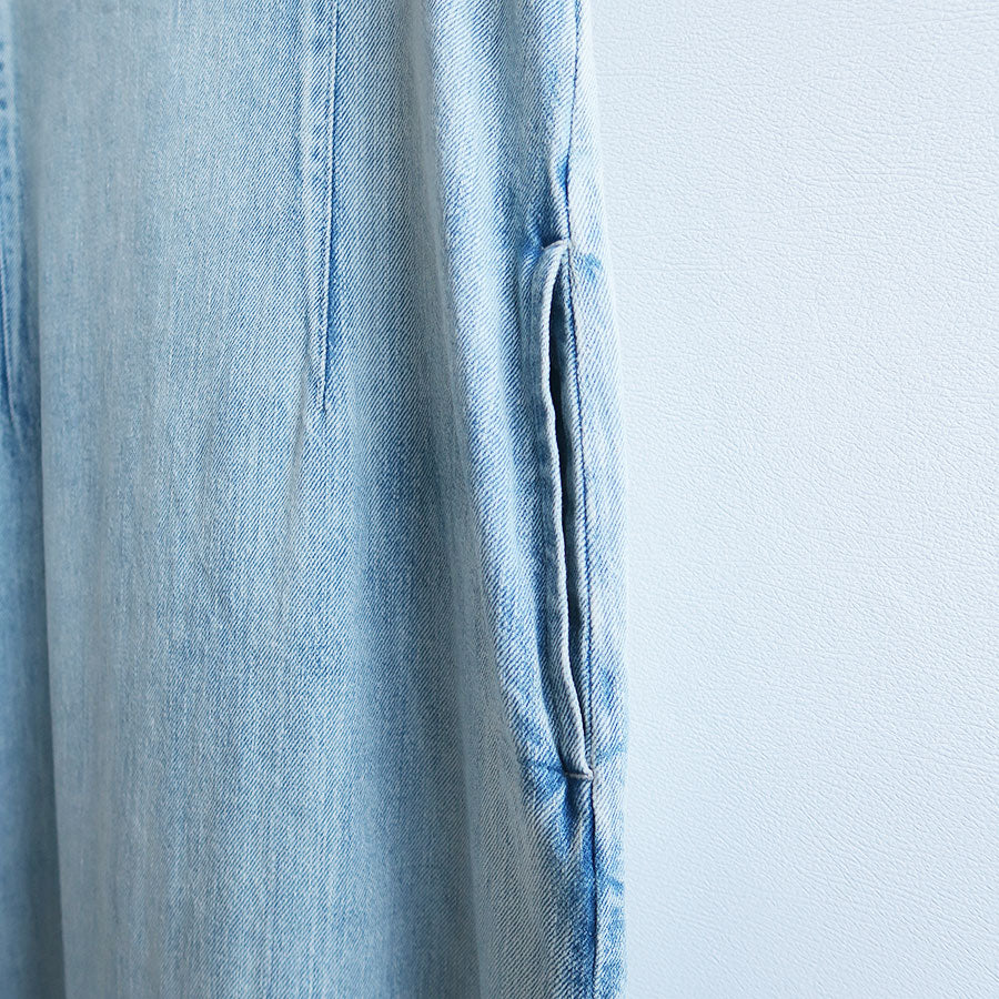 AURALEE/オーラリー】FADED SELVEDGE LIGHT DENIM DRESS A26SD06DEの