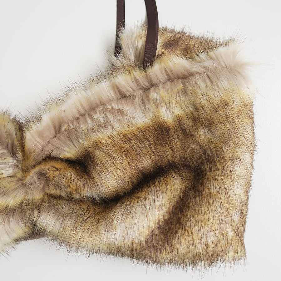 【FUMIE TANAKA/フミエタナカ】 <br>animal far bustier <br>F25A29