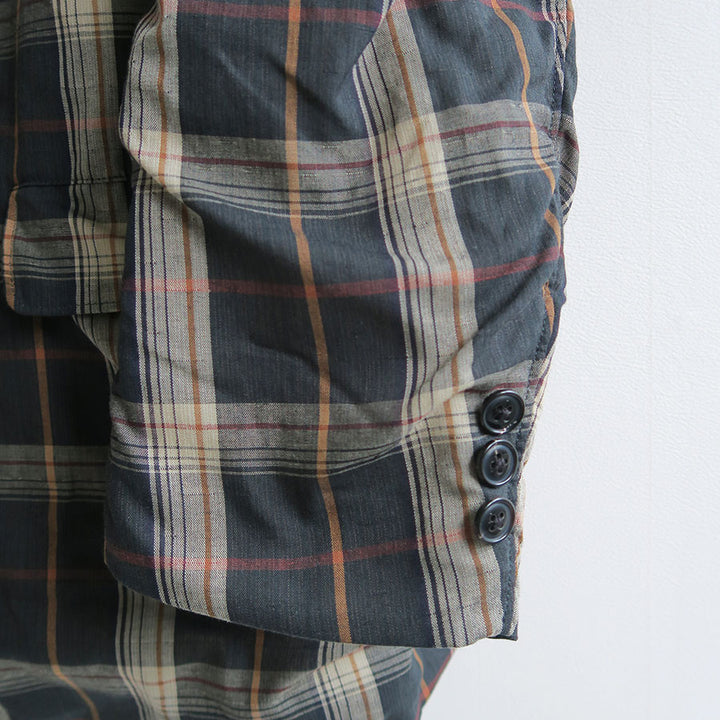 FUMIKA UCHIDA/フミカウチダ】Plaid Notched Lapel Single