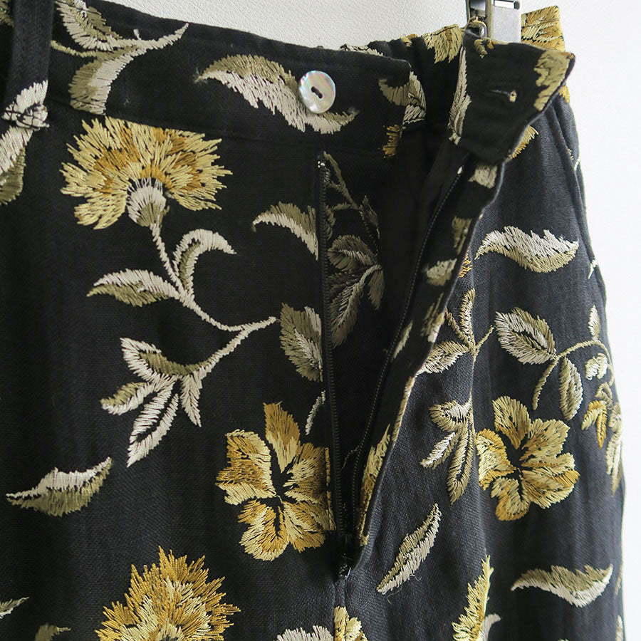 ERIKOKATORI/エリコカトリ】flower embroidery pants EK8-1-3の通販 