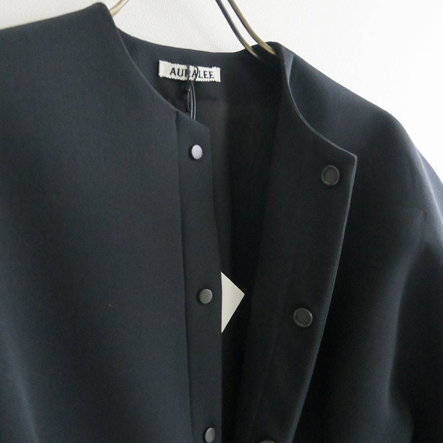 【AURALEE/オーラリー】<br>SPONGE WOOL TWILL HALF COAT <br>A25SC04SW