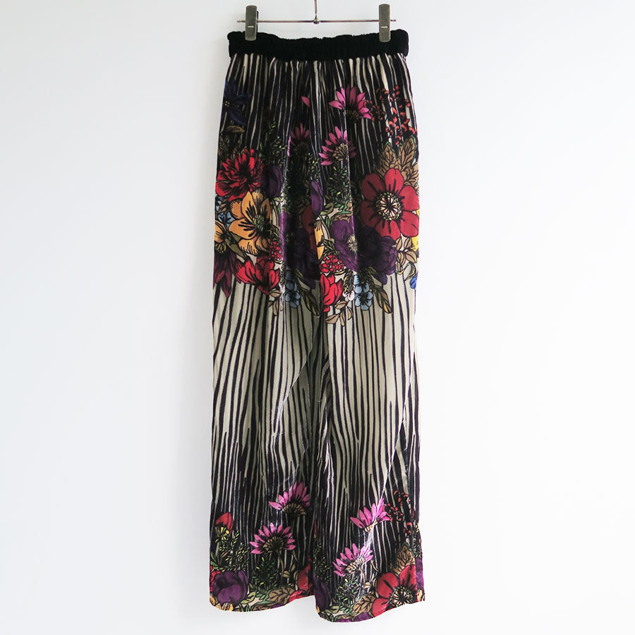 FUMIETANAKA flower flocky pants-