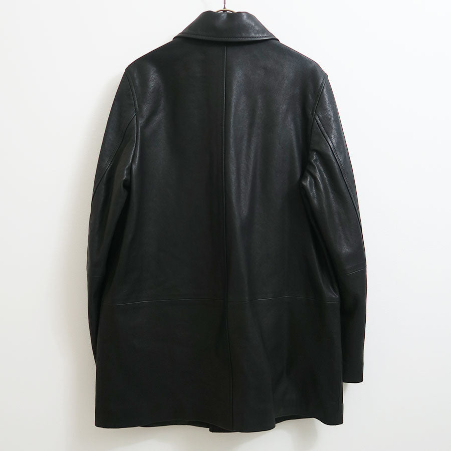 AURALEE/オーラリー】TEXTURED LAMB LEATHER BLOUSON A26SB03BLの通販