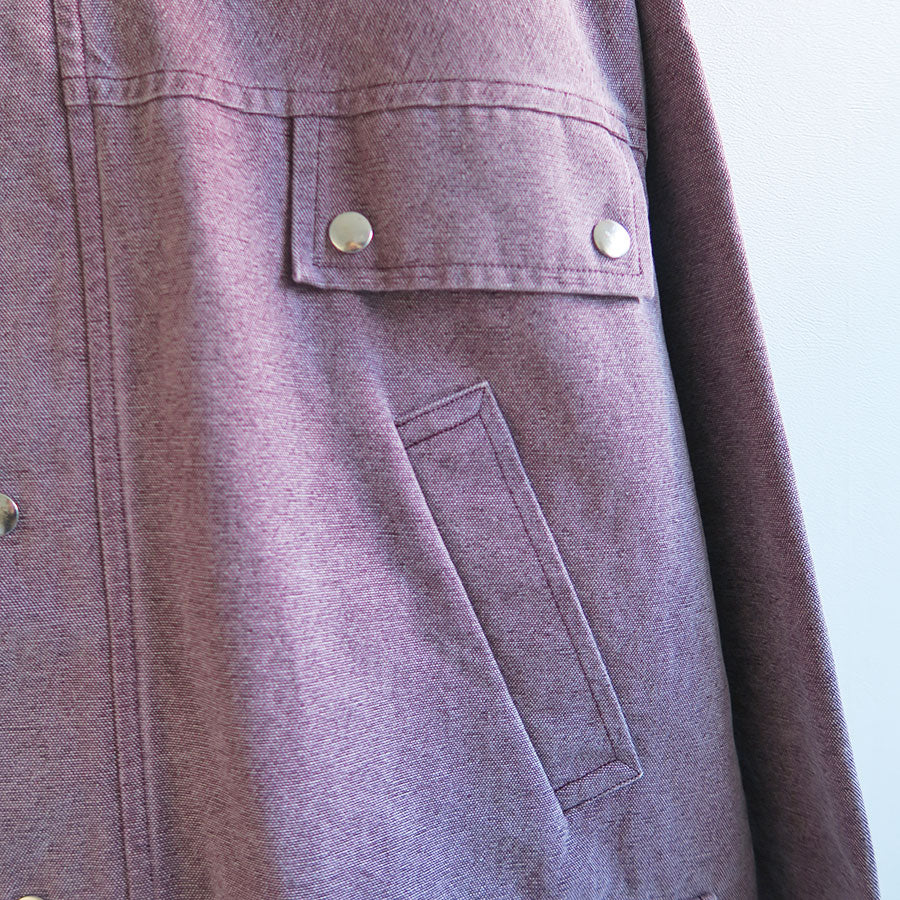 【AURALEE/オーラリー】<br>WASHED ORGANIC CANVAS HUNTING BLOUSON <br>A24AB05HG