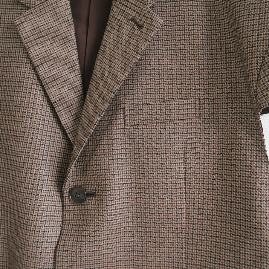 【RYU KAGA/リュウ カガ】<br>Wool flannel cropped chesterfield vest <br>85RC01D