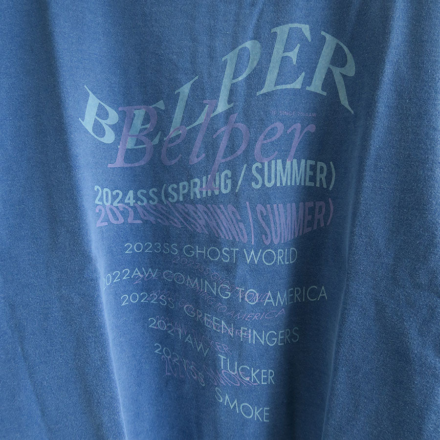 【BELPER/ベルパー】<br>WASHED TYPOGRAPHY T <br>2013-0124