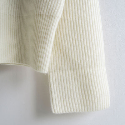 【SINME/シンメ】<br>ミドルゲージタートルニット <br>S23AW-19