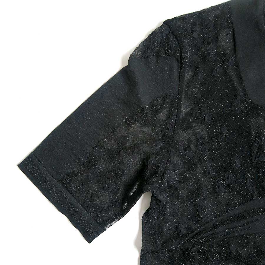 Mame Kurogouchi マメクロゴウチ Marble Print Sheer Jersey