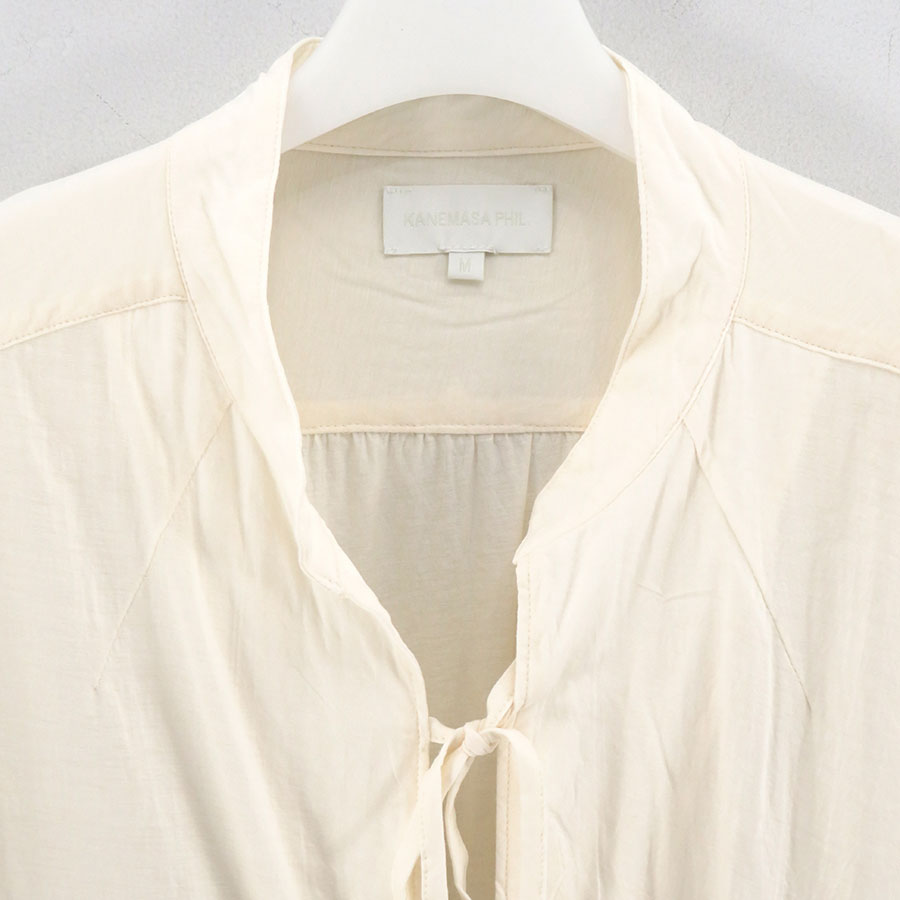 【KANEMASA PHIL./カネマサフィル】<br>46G Artisan String Shirt <br>KM24A-020