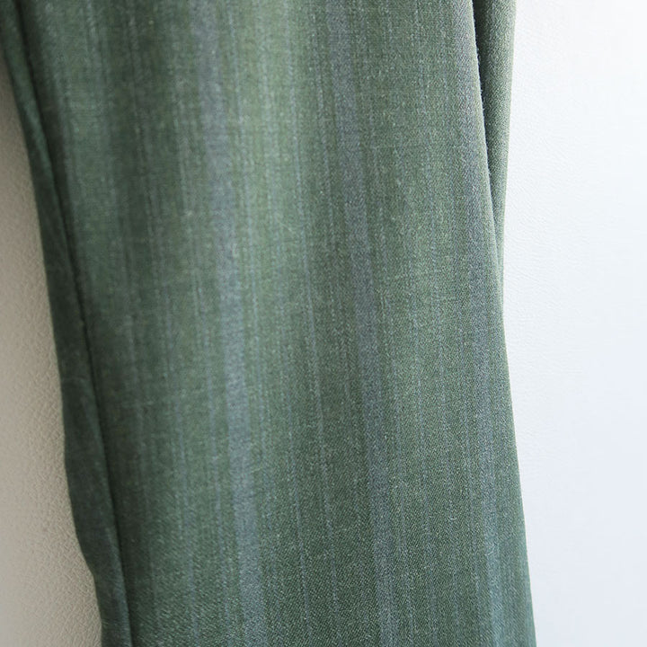 FUMIKA UCHIDA/フミカウチダ】Striped Wool Suiting low-waist Slacks