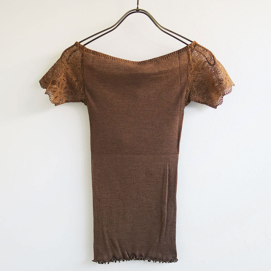 【FUMIKA UCHIDA/フミカウチダ】 <br>RIB OFF-SHOULDER UNDERWEAR <br>W-UW004