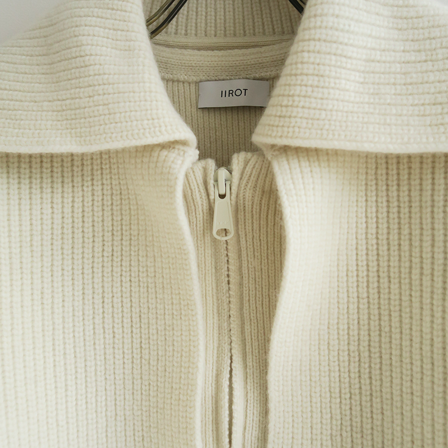 【IIROT/イロット】<br>Tasmania Lam Zip Jacket <br>032-025-KJ02
