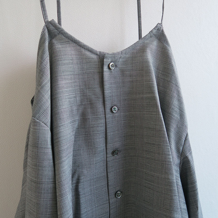 【RYU KAGA/リュウ カガ】<br>Wool tropical shirts camisole <br>85RB01D