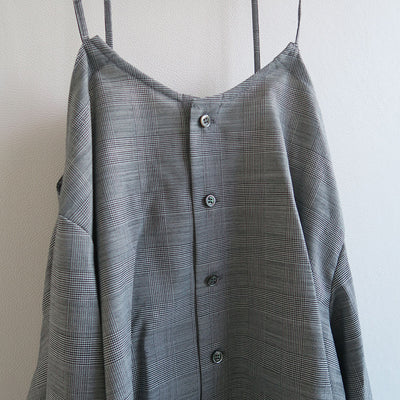 【RYU KAGA/リュウ カガ】<br>Wool tropical shirts camisole <br>85RB01D
