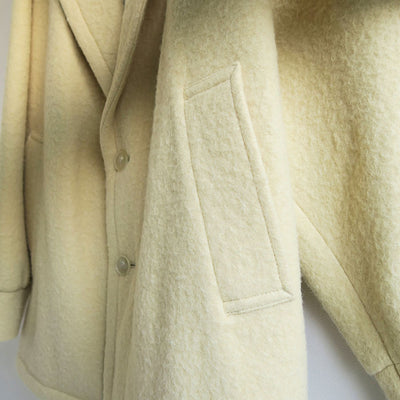 【AURALEE/オーラリー】<br>BRUSHED ALPACA WOOL MELTON HALF COAT <br>A23AC04AS