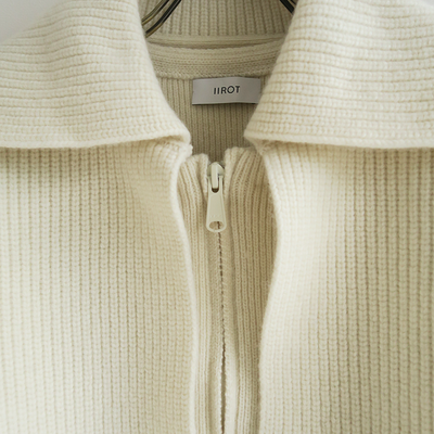 【IIROT/イロット】<br>Tasmania Lam Zip Jacket <br>032-025-KJ02