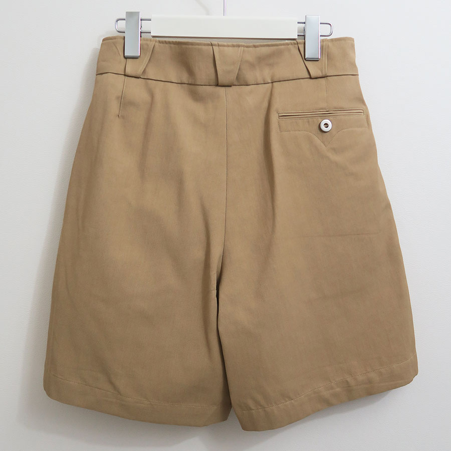 FUMIKA UCHIDA/フミカウチダ】Twil uniform two-tuck shorts X-SPT004