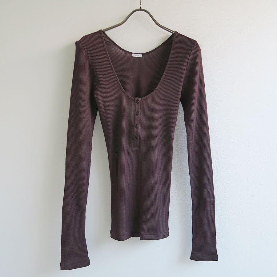 MALU/マル】PALMA Henley Long Sleeve 26SS013の通販 「ONENESS ONLINE
