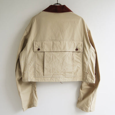 【FUMIKA UCHIDA/フミカウチダ】<br>POPLIN SHORT JACKET <br>W-OT002