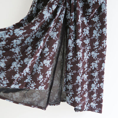 【FETICO/フェティコ】 <br>ROSE VELVET TULLE GATHERED SKIRT <br>FTC252-0411