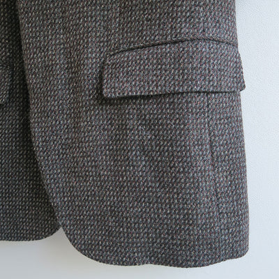 【AURALEE/オーラリー】<br>ALPACA WOOL SILK TWEED OVER JACKET <br>A25AJ05LS
