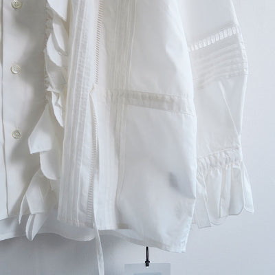 【JUN MIKAMI/ジュンミカミ】<br>ラッフルSH <br>25AW-5-J