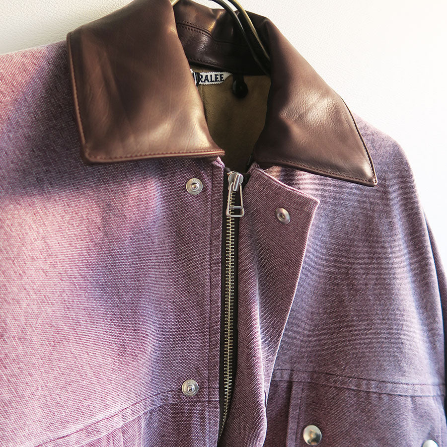 【AURALEE/オーラリー】, WASHED ORGANIC CANVAS HUNTING BLOUSON , A24AB05HG