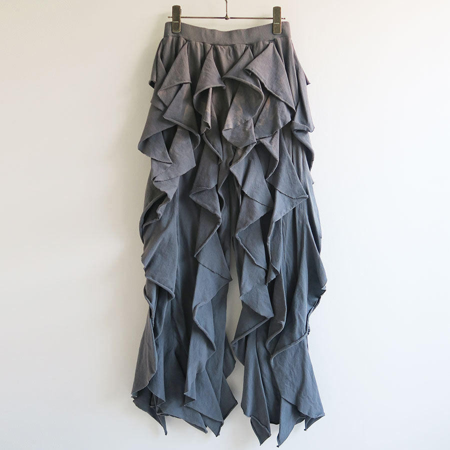 【BELPER/ベルパー】<br>BLEACHED RUFFLE PANTS <br>2212-0925