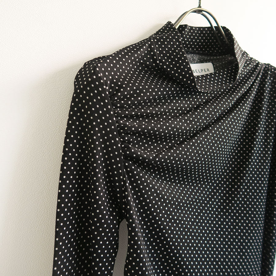 【BELPER/ベルパー】<br>DOT TWISTED TOP <br>2113-1424D