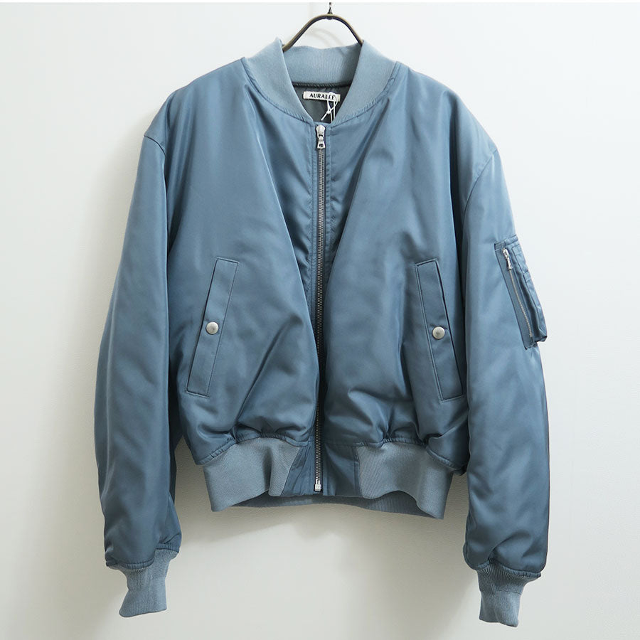 AURALEE/オーラリー】HIGH DENSITY SILK TWILL FLIGHT BLOUSON