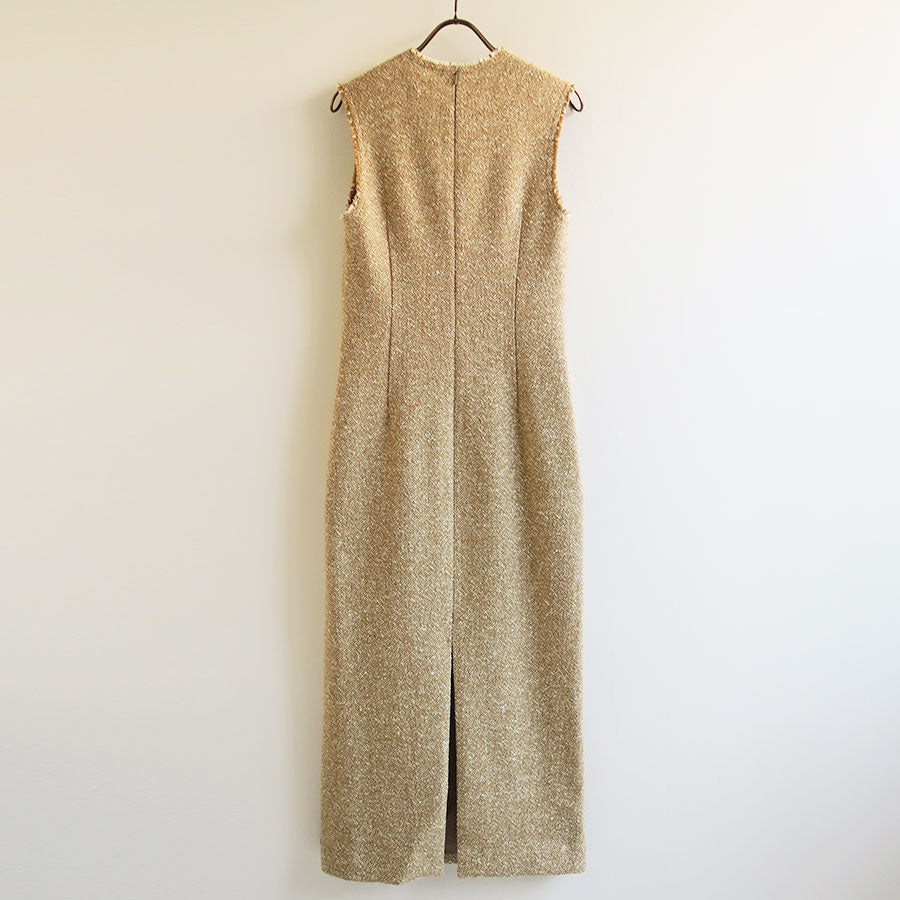 【9/19からポイント10%還元】<br>【AURALEE/オーラリー】<br>HOMESPUN TWEED DRESS <br>A25AD06HT