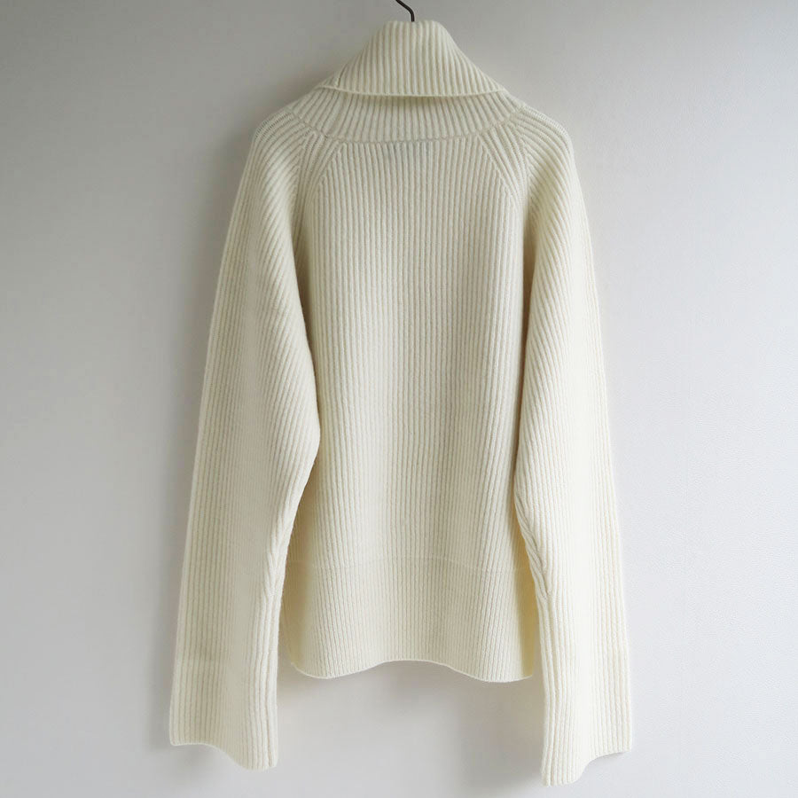 【SINME/シンメ】<br>ミドルゲージタートルニット <br>S23AW-19